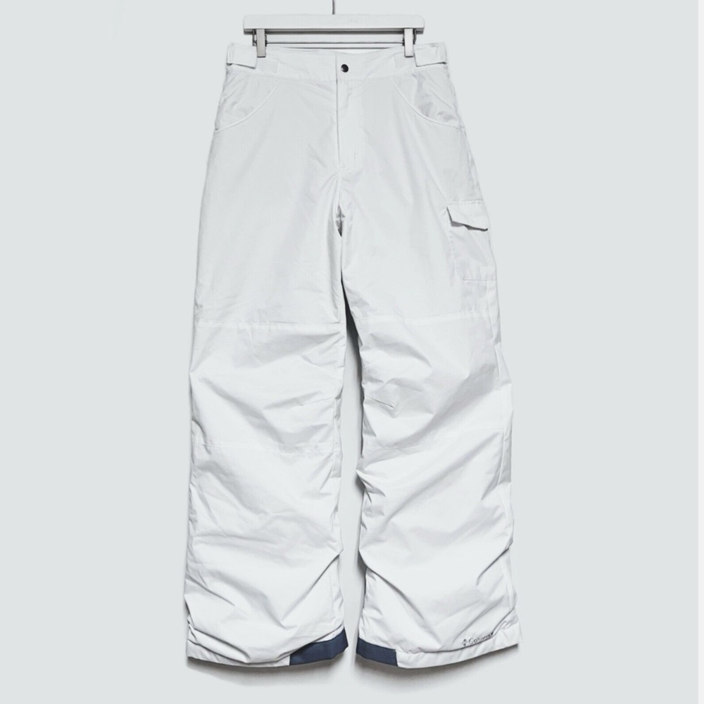 Columbia - WATERPROOF / INSULATED White Ski Pants